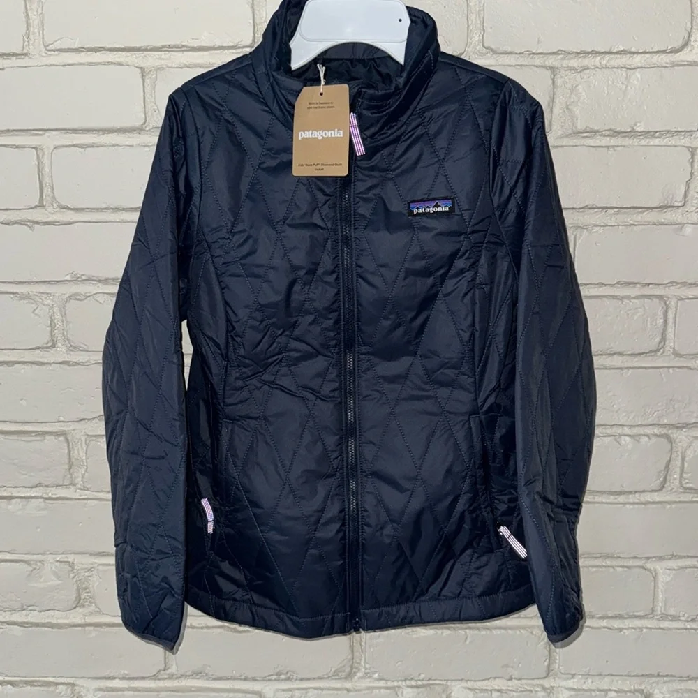 Patagonia Kids Nano Puff Diamond quilt new with tags size M(10) - Picture 2 of 10